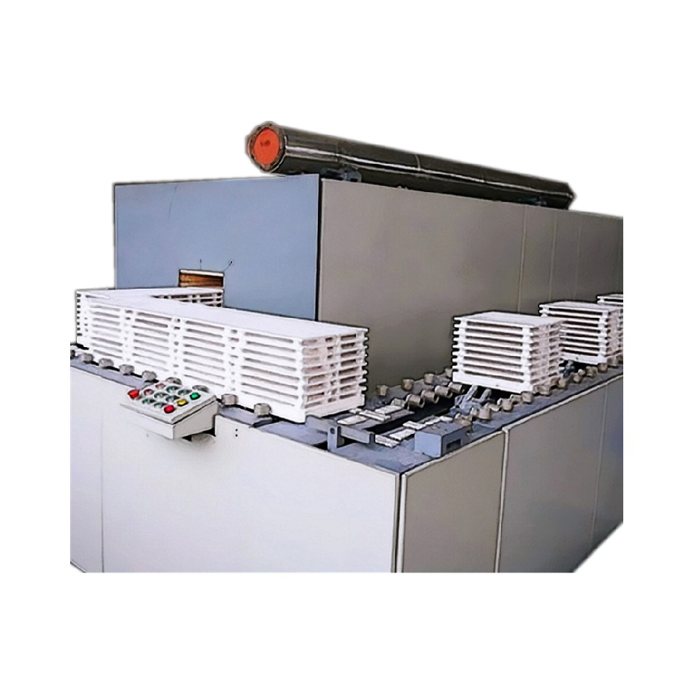 Microwave high-temperature push plate kiln